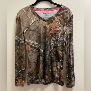 RealTree Pink Camo Dryfit shirt